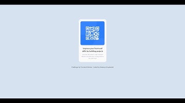 QR Code Component - Using Tailwind CSS