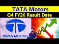 TATA Motors Share Latest News Today | Q4 FY26 Result Date Announce |
