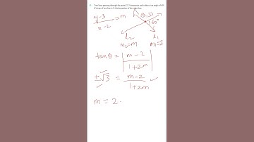 Chapter 9 Straight Lines Class 11 Maths Exercise 9.3 Q11 #shorts #mathshorts #mathstricks #mathskill