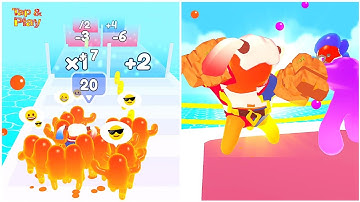 Join Blob Clash L85-86, New Android Games Gameplay 2023 Walkthrough ios Simulato‪r Trailer