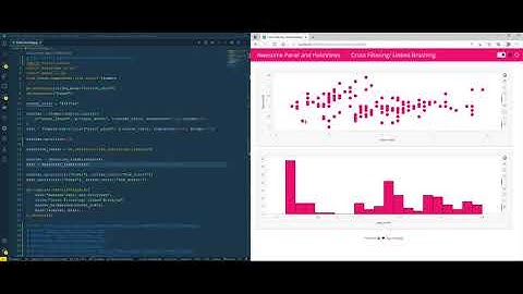 Easy Cross Filtering in Python using HoloViews and Panel