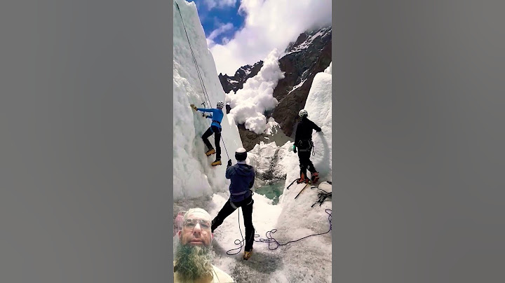 Climbers face sudden avalanche!