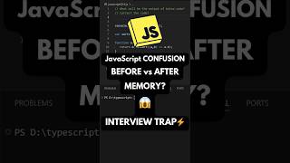 This Will Break Your Brain JavaScript Runs This BEFORE Writing It #javascript #frontendinterview