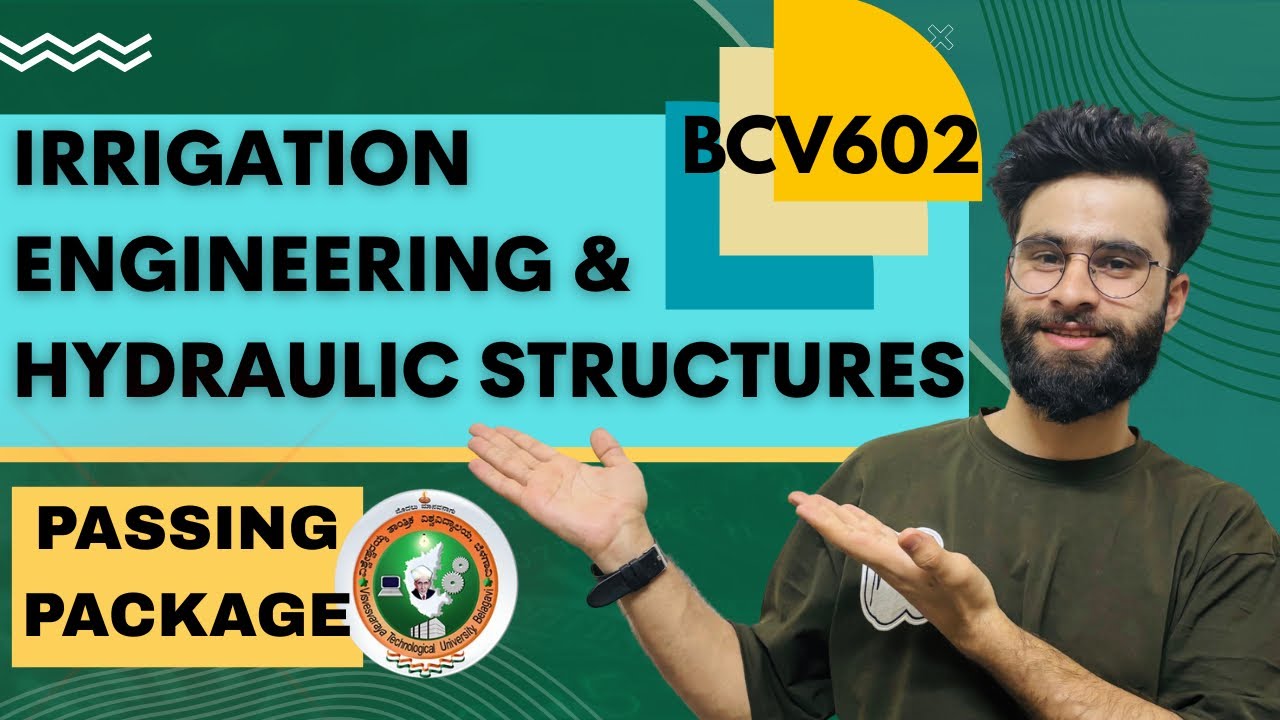 BCV602 Vtu Important Questions | Irrigation Engineering & Hydraulic Structures