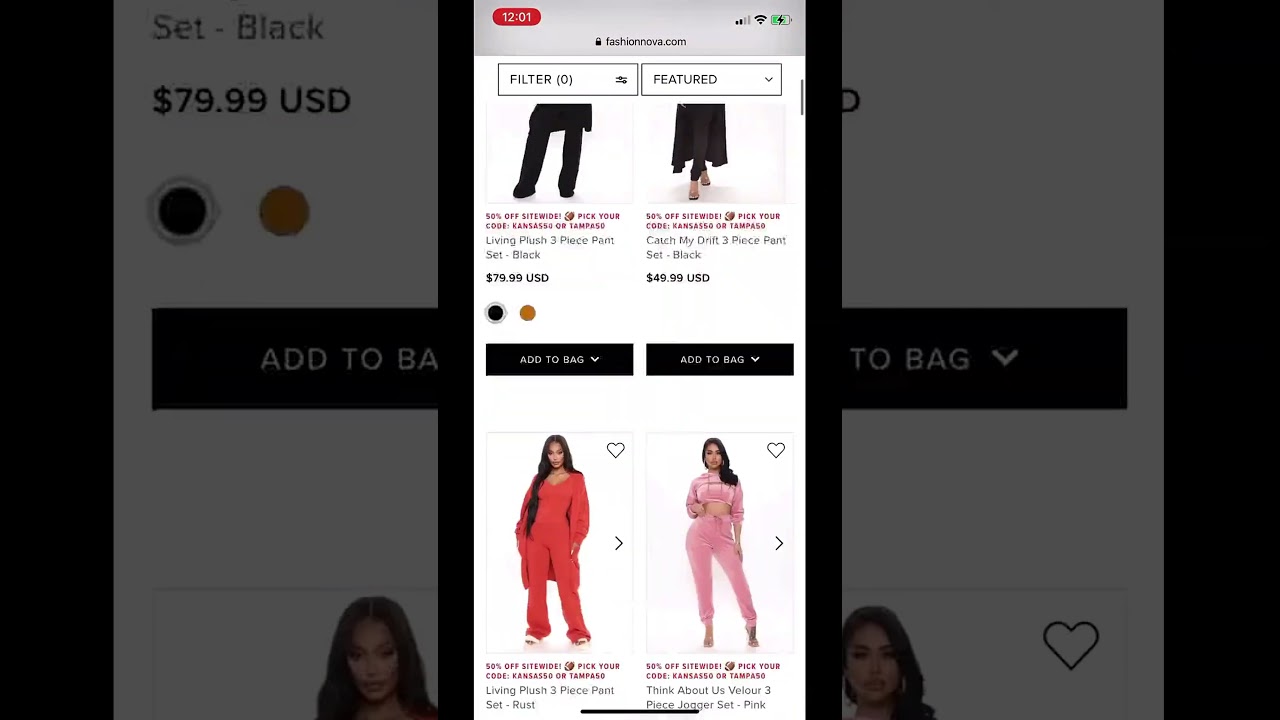 50% Off Sale at Fashion Nova 