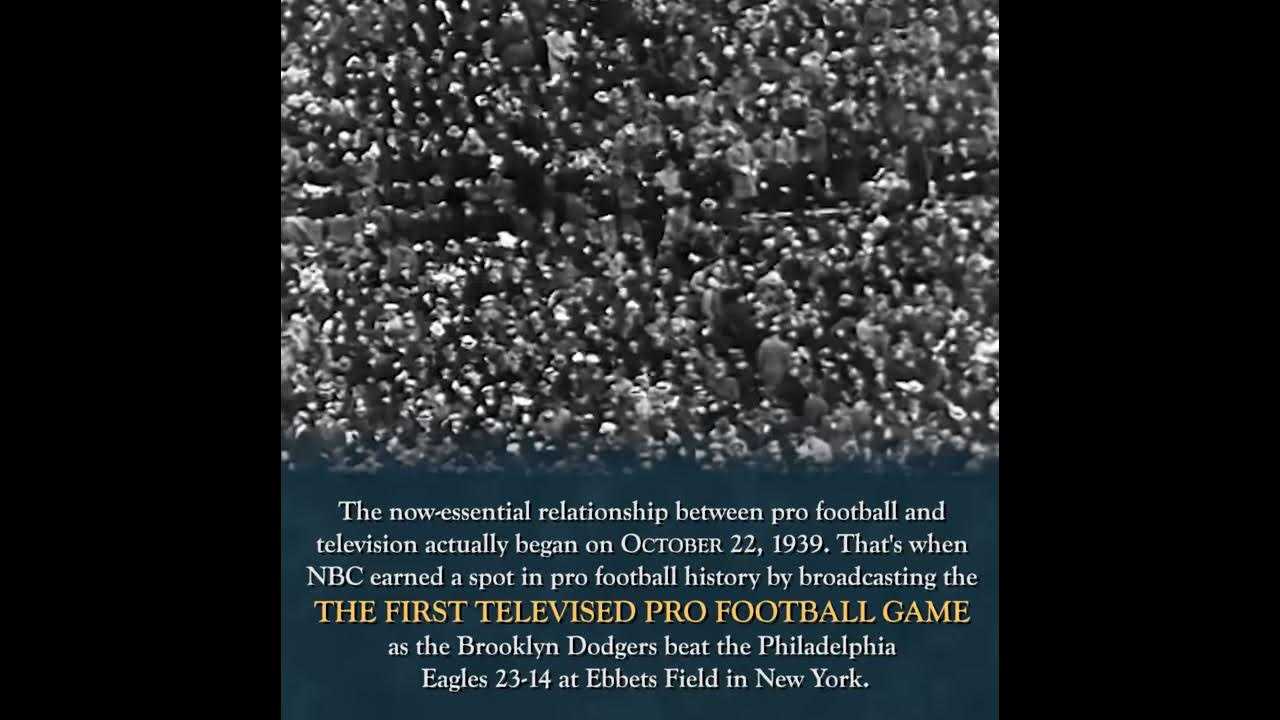 First Televised NFL Game 