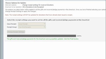 Creating Year-End Receipts
