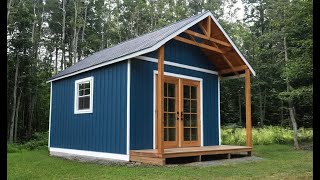 12x20 Cabin Plans Build Video