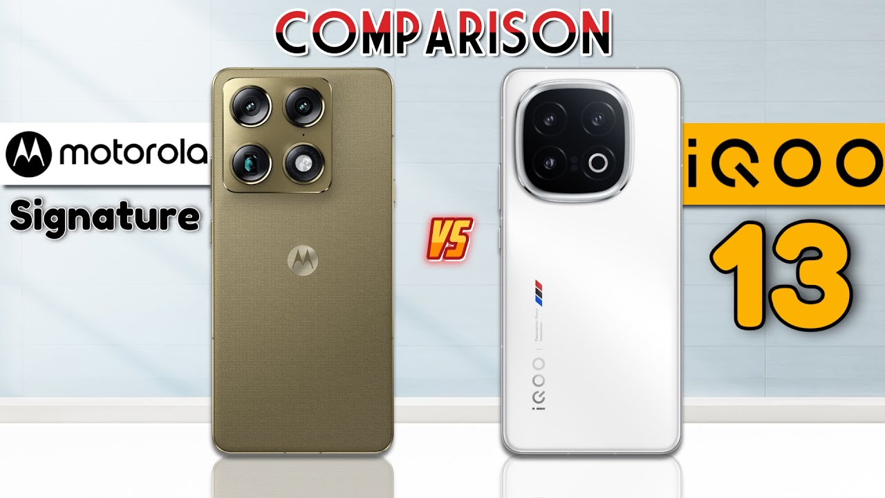 Motorola Signature vs iQOO 13 : Best Gaming Phone❓😯