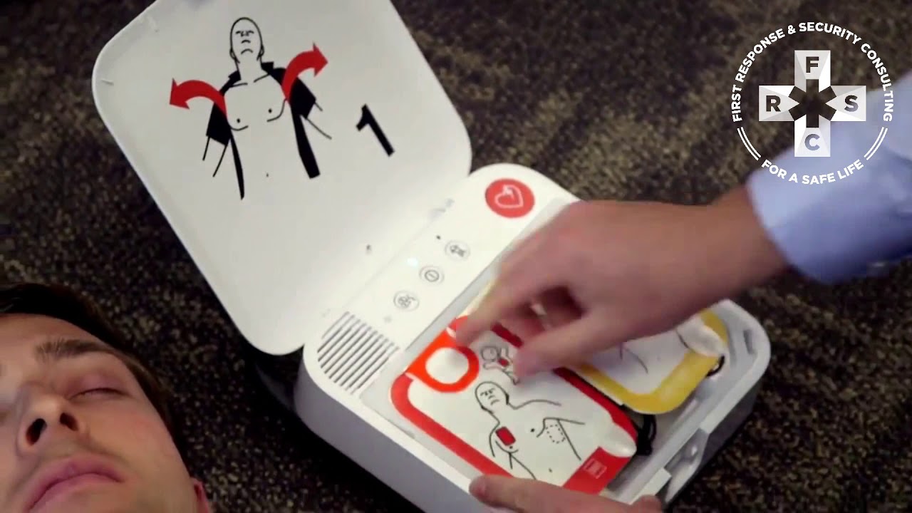 First Response & Security Consulting LifePak CR2 Hjärtstartare - YouTube
