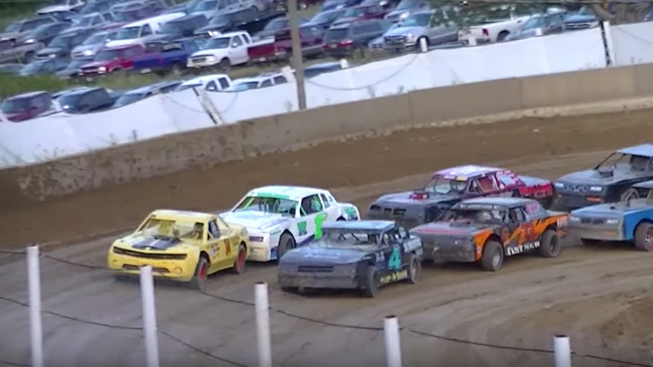 Pure Stock Feature | Old Bradford Speedway | 8-2-15 - YouTube