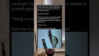 Saving Old Window Hardware Finally Pays Off After 11 Years #shorts