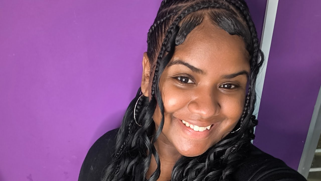 Ghana BRAIDS com cacho.