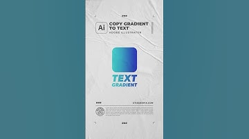 Copy Gradient Color to Text in Adobe Illustrator