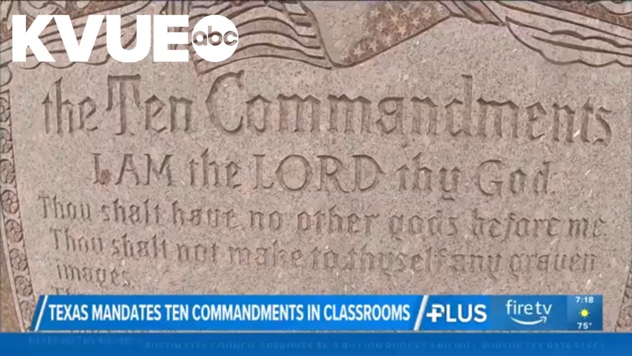Judge to hear case on law requiring Ten Commandments in Texas classrooms