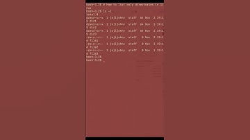 How to list only directories in Linux