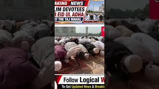 Eid Ul Adha ki namaz tajmahal me ada ki @LogicalWire24 #eid #qurbani #tajmahal