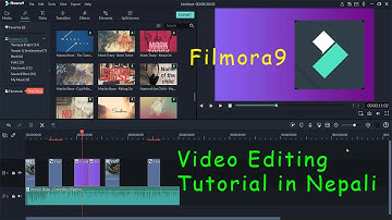 Filmora9 Video Editing Tutorial in Nepali || Wondershare Filmora9 Tutorial