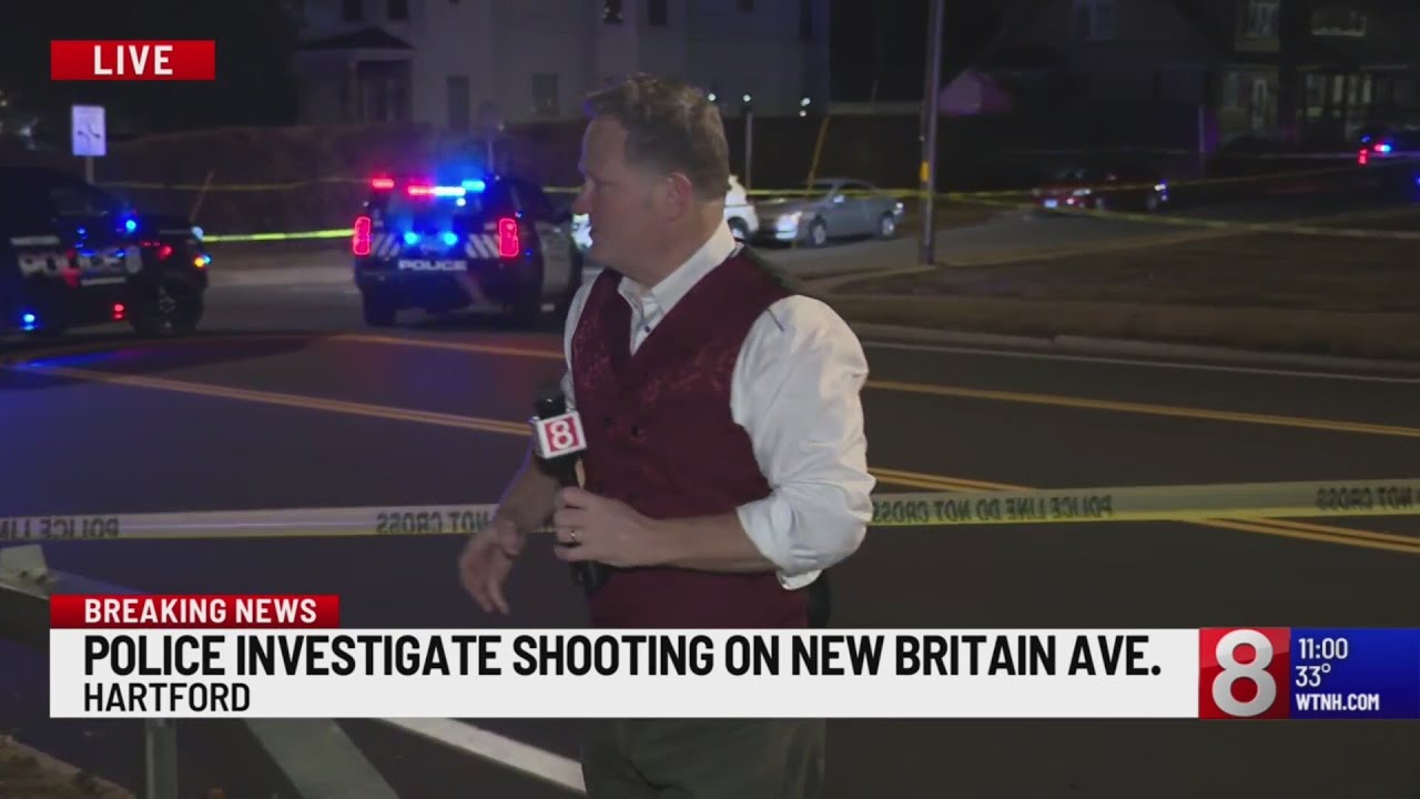 Police investigating shooting on New Britain Avenue in Hartford - YouTube