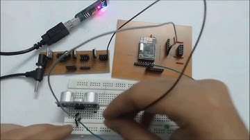 Ultrasonic sensor With NRF24LE1
