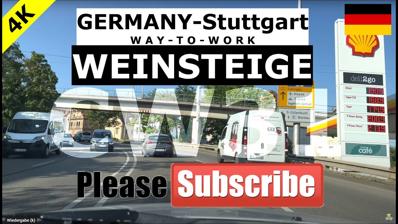 4K Germany STUTTGART / WEINSTEIGE WayToWork / AUGUST CW31 …relax and chill