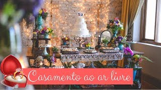 CASAMENTO AO AR LIVRE - TENDÊNCIAS  2019 |  por Véu de Noiva