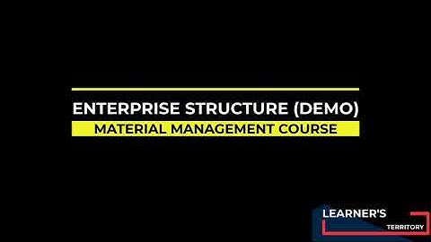 Configuration of Enterprise Structure in SAP MM | Org structure Configuration | SAP MM Course