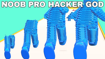 NOOB VS PRO VS HACKER VS GOD in Human Giant 3D