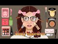 [ Stop Motion ] Nerdy to Beauty Makeup Animation | Makeup Transformation by Ondong