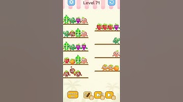 Fruit Color Sort Puzzle┃Level 71┃Complete Level┃Sorting Games