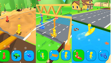📹 Shape-Shifting🚁🚁🚁 - Walkthrough ALL 49 LEVELS (Android/iOS) level 41-49
