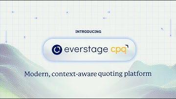 Introducing Everstage CPQ: AI-first CPQ For Modern Sales Teams I Everstage CPQ I