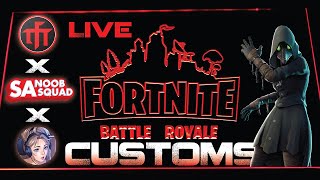 🔴LIVE - INFITEK - MONDAY NIGHT FORTNITE CUSTOMS WITH SA NOOB SQUAD + BABYCAKES!