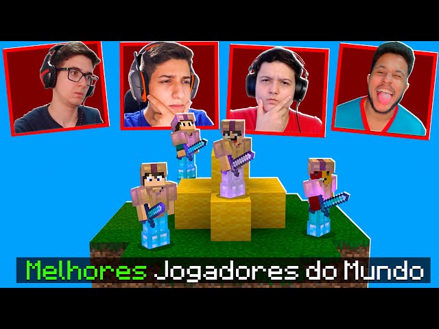 OS 3 MELHORES JOGADORES BRASILEIROS DE MINECRAFT 