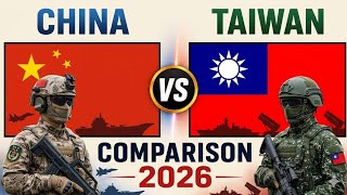 China vs Taiwan Military Power Comparison 2026 | Taiwan vs China Military Power 2026
