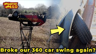 Testing our 360° CARSWING at full power, is it going to break?