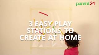 3 Easy play stations for your toddler you can create at home