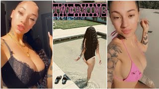 bhad bhabie twerking in the pool #bhadbhabie