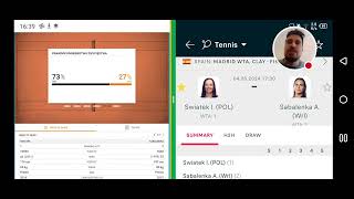 LIVE: TENNIS: WTA1000 #mmopen : FINAL: IGA SWIATEK vs Aryna Sabalenka (-) #04/05/2024