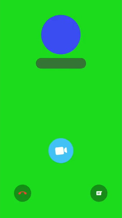 Greenscreen videocall WhatsApp