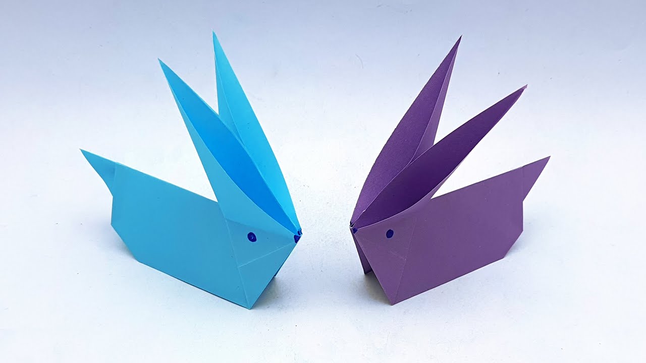 DIY Easter Craft Ideas | How To Make Easy Paper Rabbit Step By Step ...