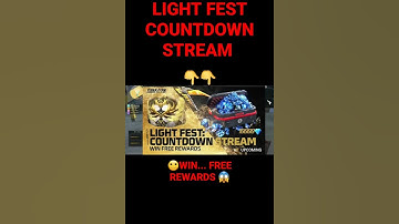#shorts 🙂light fest countdown stream garena free fire/aaj ka redeem code kaise milega/aaj ka redeem💗