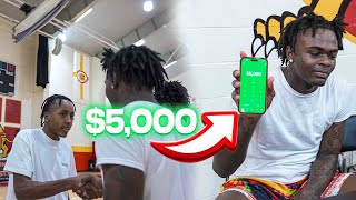 I PLAYED WOODA FOR $5,000 IN BASKETBALL ... *FINALLY CAUGHT HIM*