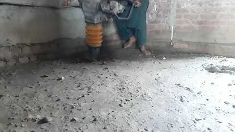 Working of Rammer Soil Compactor Machine || Soil Compaction at site