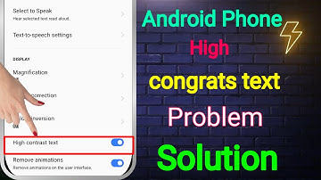 How to Solve High Contrast Text Problem | High Contrast Text Problem Solution | #HighContrastText