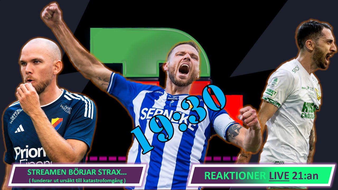 DEADLINESTREAM OMGÅNG 10 ALLSVENSKAN FANTASY YouTube
