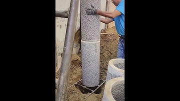 Amazing simple tool installing concrete pipe underground