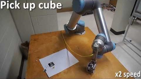 Ur5 vision guided pick and place