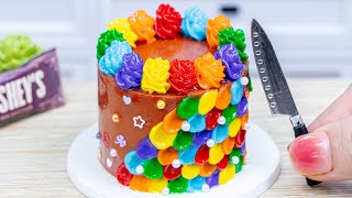 Beautiful Miniature Colorful Cake  Miniature Colorful Rainbow Chocolate Cake | Lotus Cakes