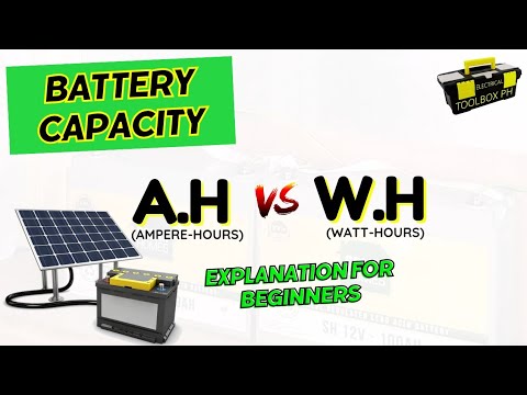 Battery Capacity Ah vs  Wh explanation | Tagalog | Solar power system for homes | Off-Grid On-Grid